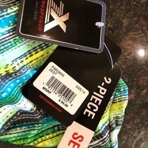 Two piece bathing suit